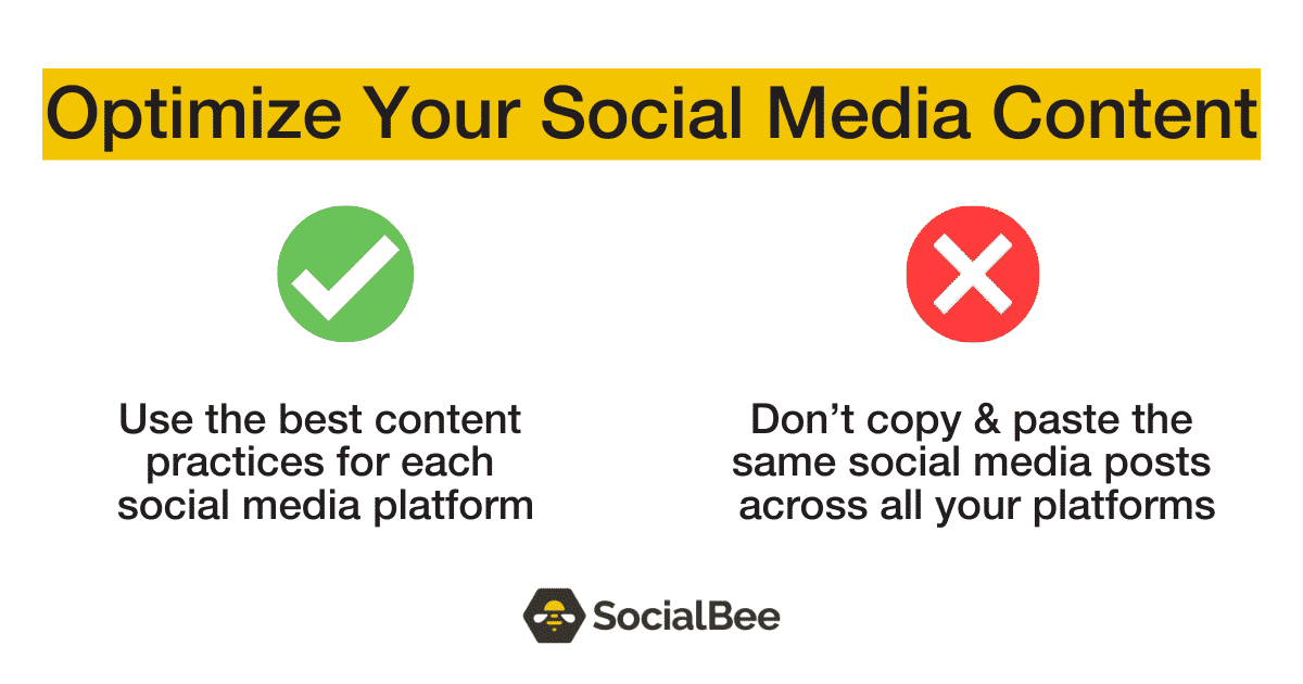 optimize your social media content