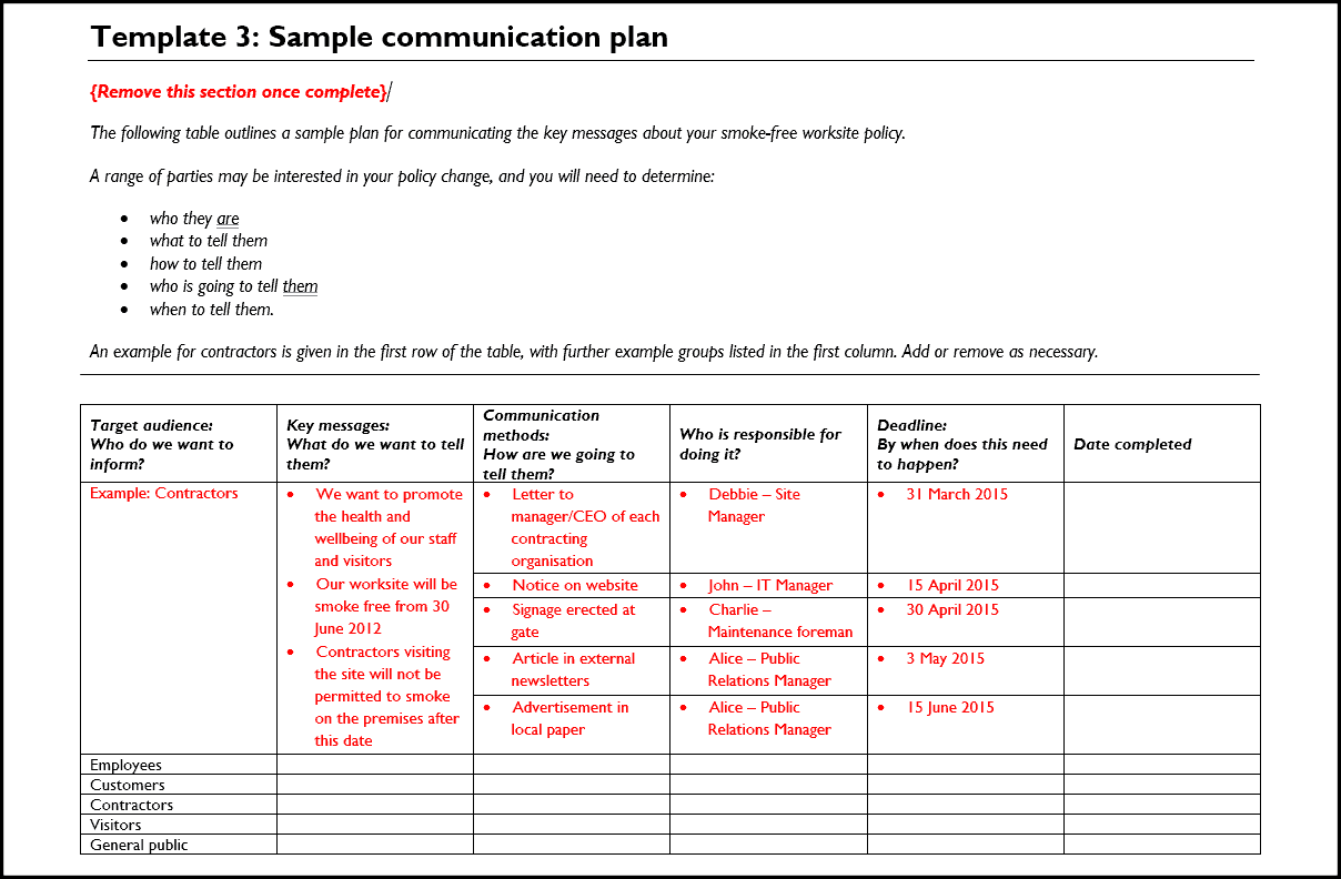 How to Write a Strategic Communication Plan Template - SocialBee