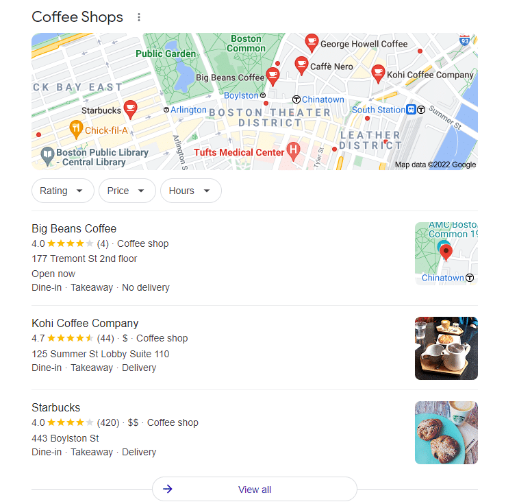 Google Local Pack
