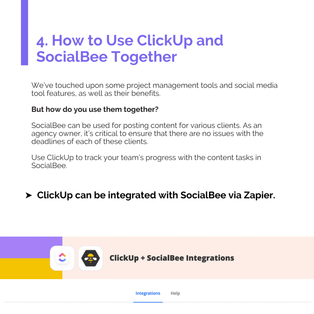 SocialBee and ClickUp guide