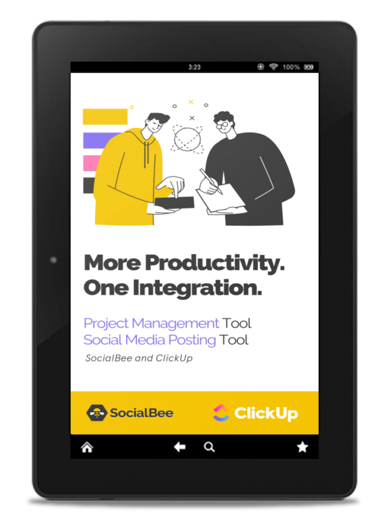 SocialBee and ClickUp Guide Cover