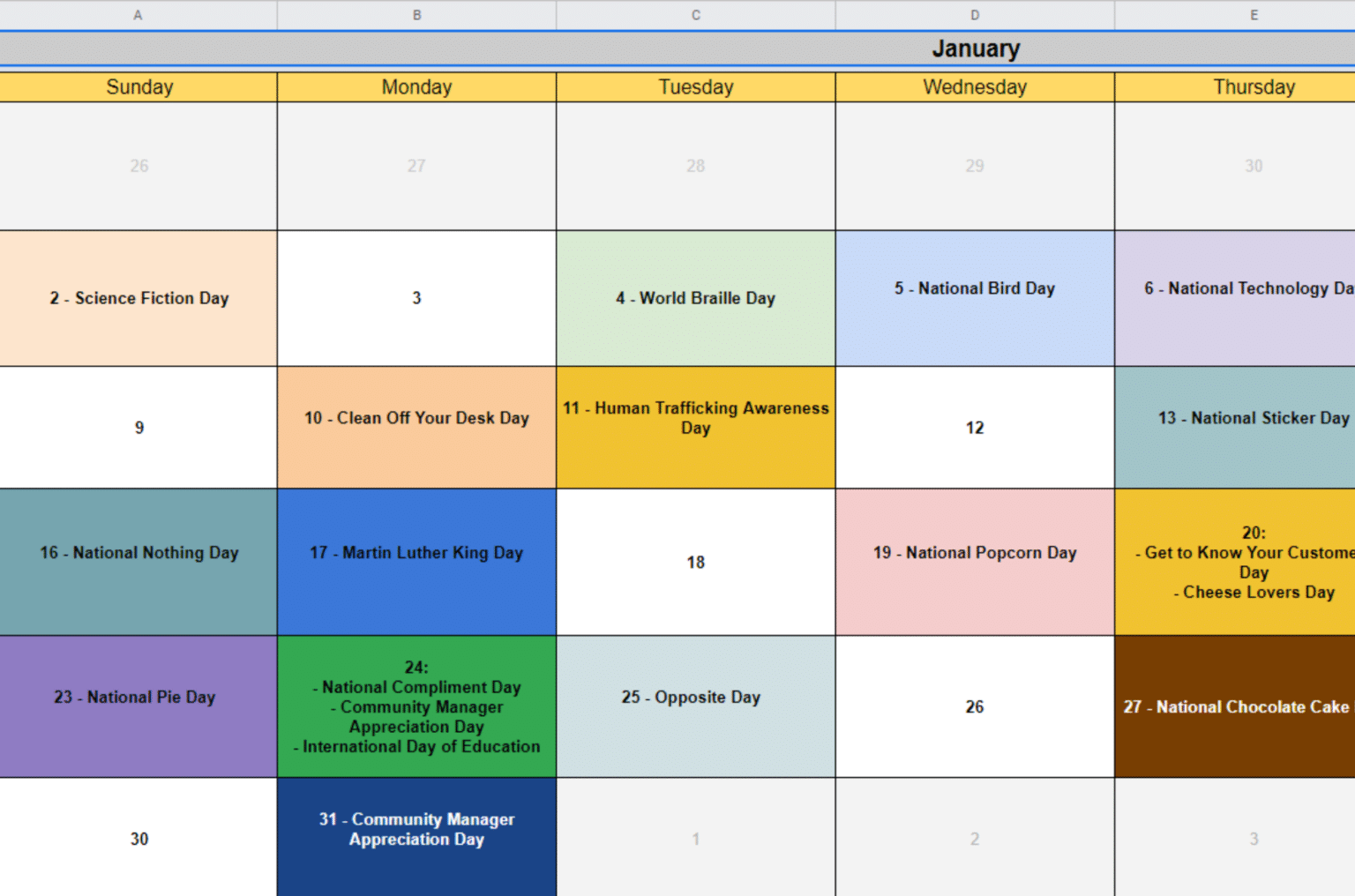 [Template] How To Build A Social Media Content Calendar In 2023 - SocialBee