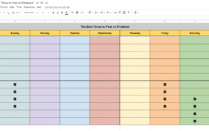 best times to post on pinterest