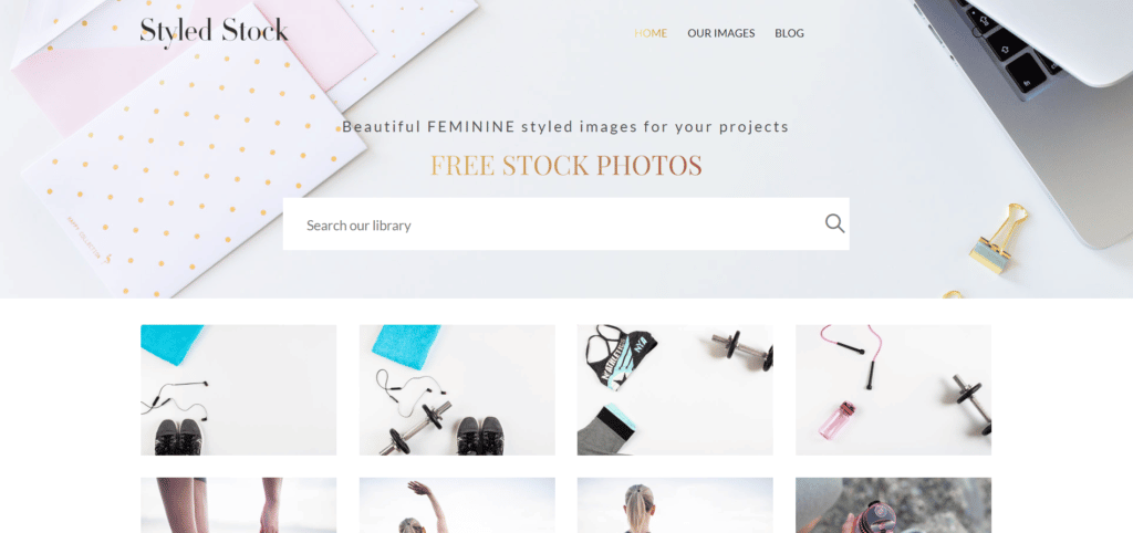 Styled Stock Website