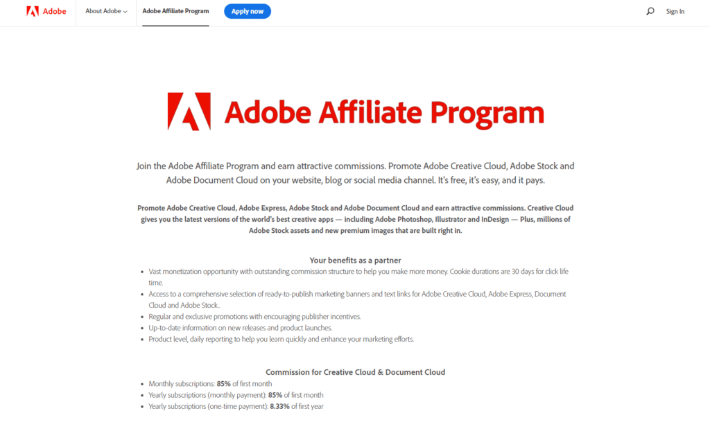 adobe affiliate program