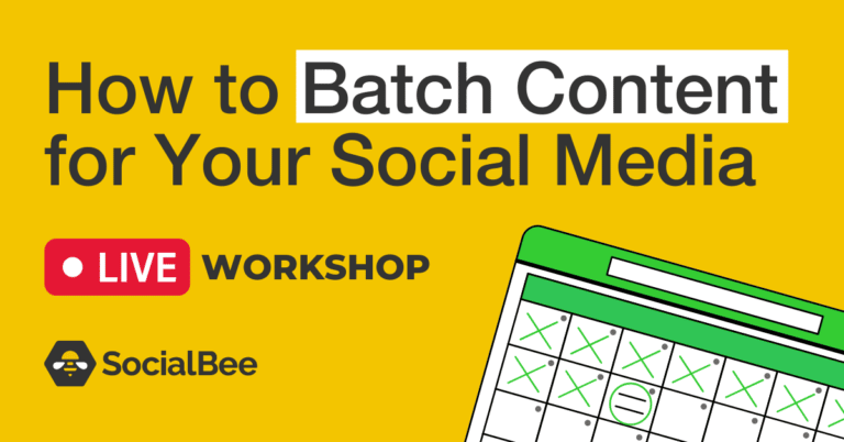 How to batch content for your social media