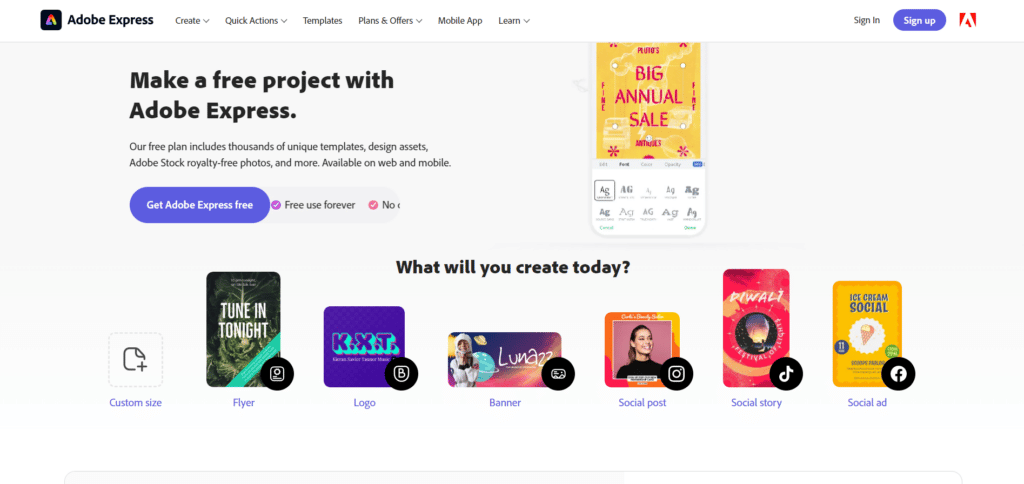adobe express