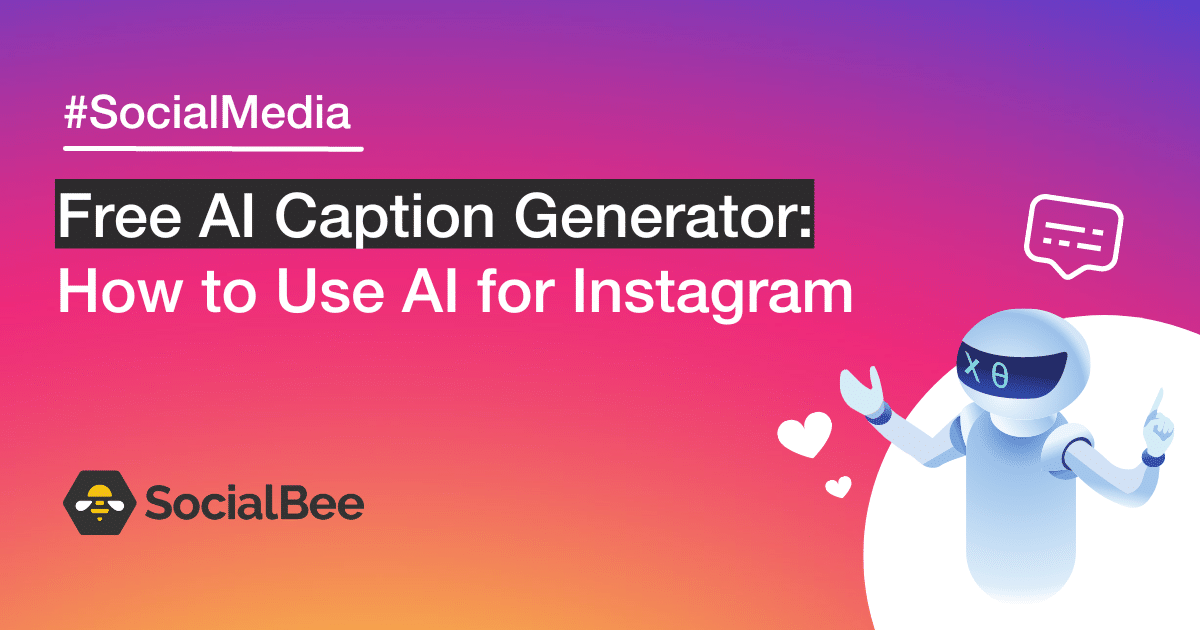 SocialBee's free AI caption generator