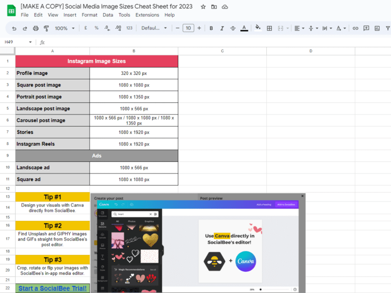 2024 Instagram Reel Sizes Cheat Sheet: Specs, Ratios, and More