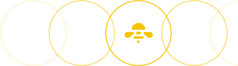 circles with the socialbee logo