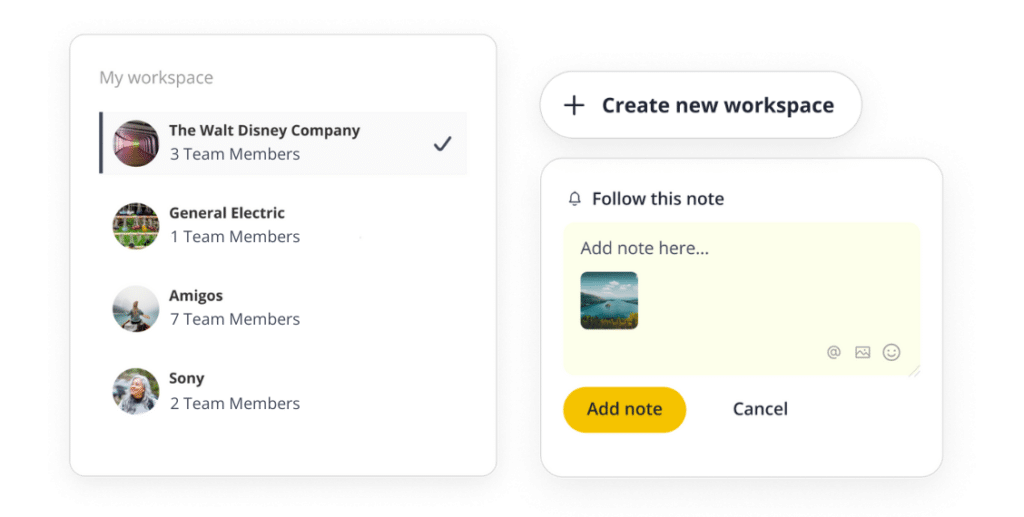 SocialBee Workspaces and Users