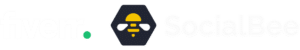 Fiverr and SocialBee logos