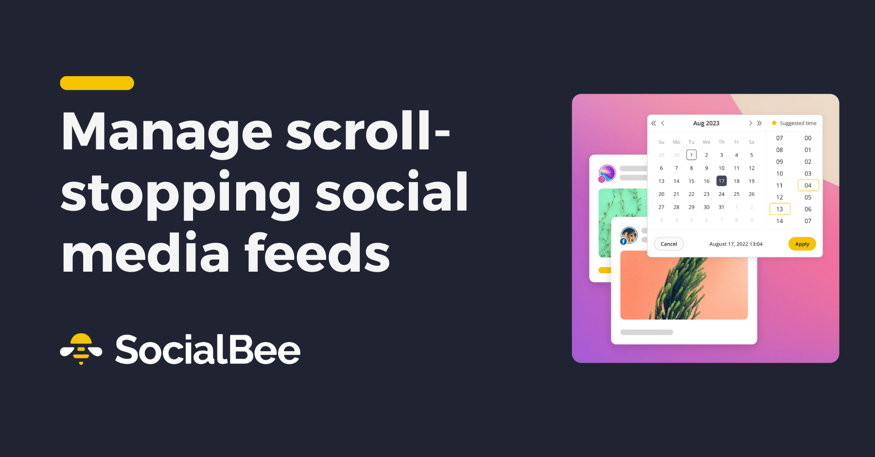 Free AI Social Media Post Generator | SocialBee - SocialBee