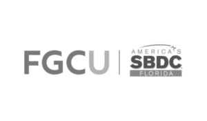 FGCU logo gray