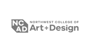 art and design northwest college logo gray