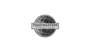 toastmasters international logo gray