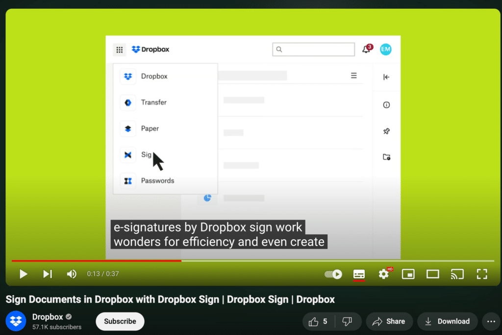 screenshot of dropbox animated explainer video