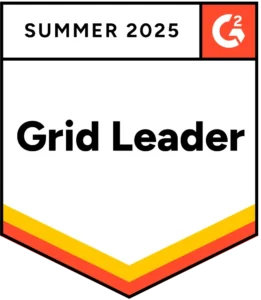 SocialBee Leader G2 badge for summer 2025