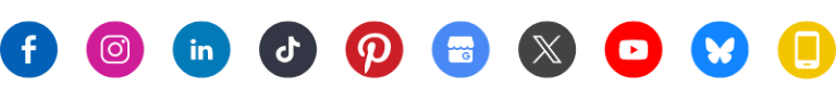 SocialBee Supported Social Media Platforms Logos