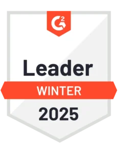 SocialBee winter 2025 G2 badge