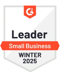 SocialBee winter 2025 G2 badge