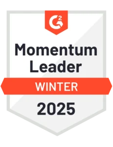 SocialBee winter 2025 G2 badge