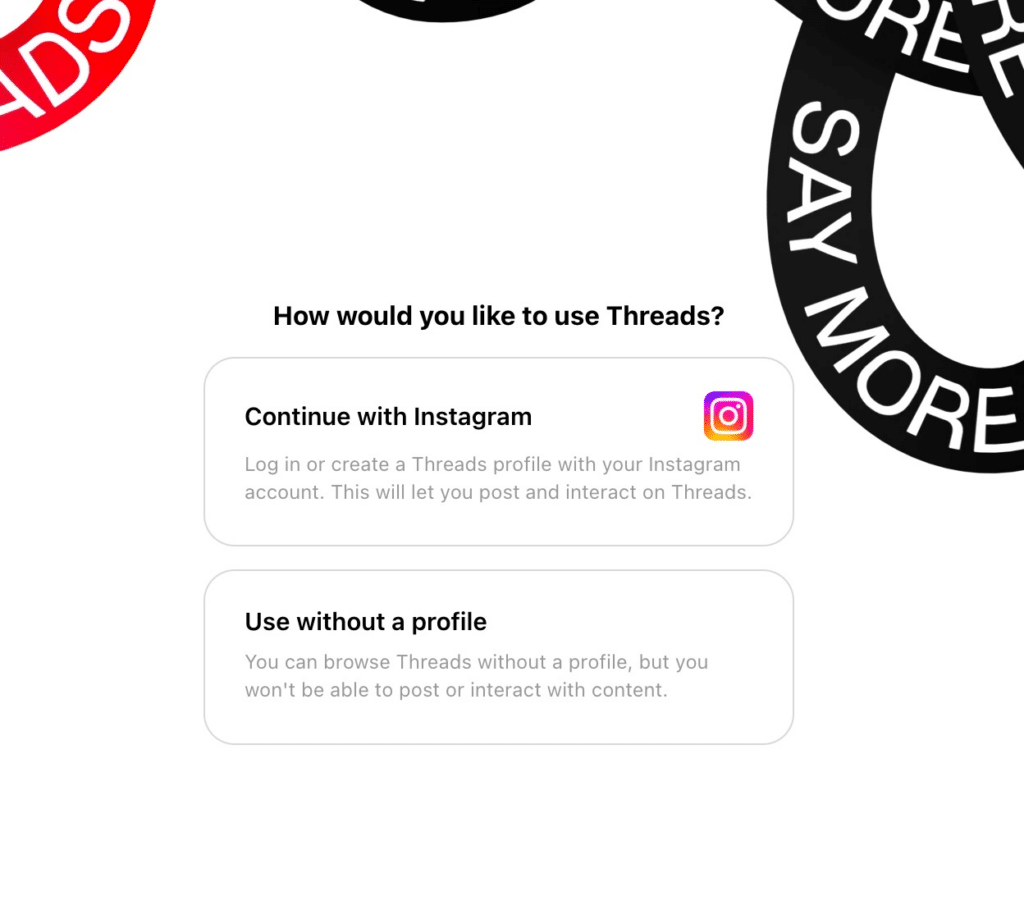 How would you like to use Threads