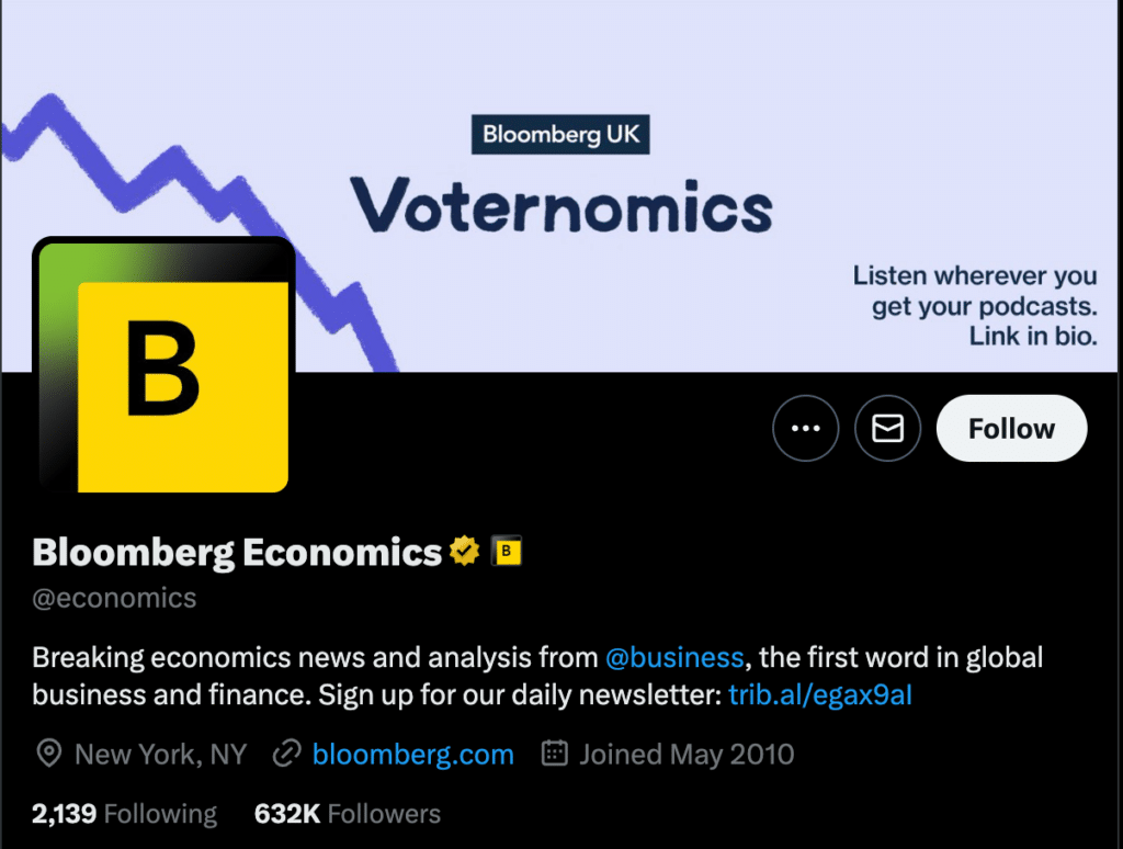 bloomberg twitter profile