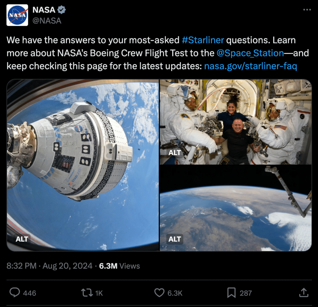 nasa twitter