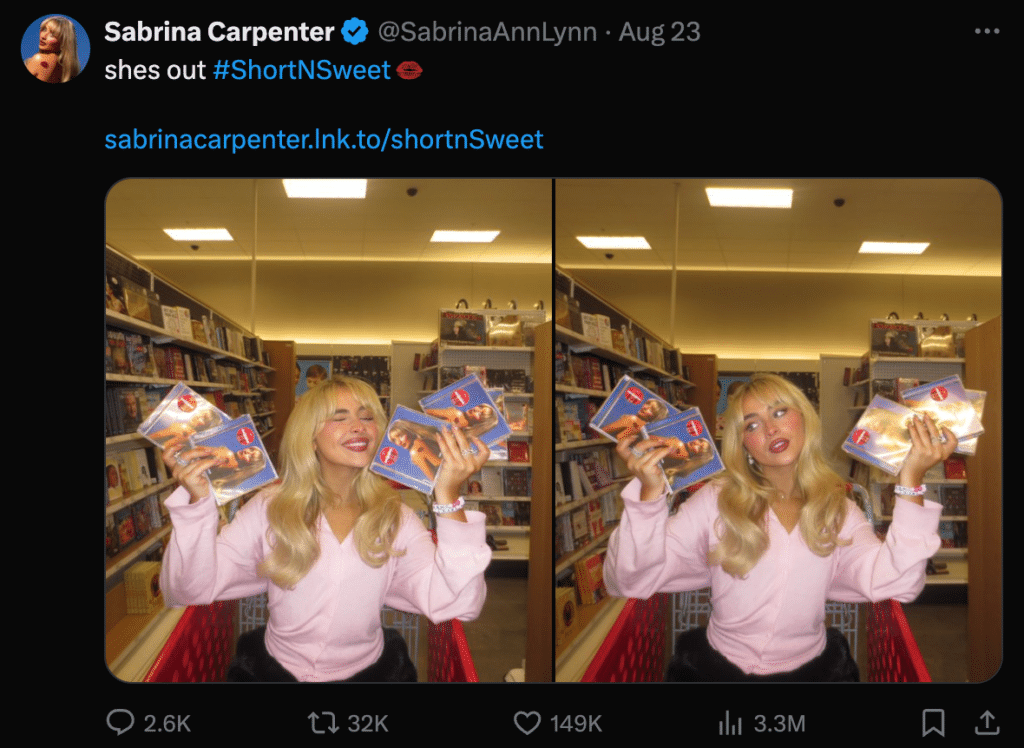 sabrina carpenter twitter