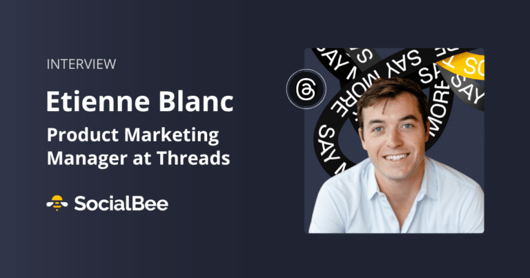 interview with Etienne Blanc the product marketing manager at Threads