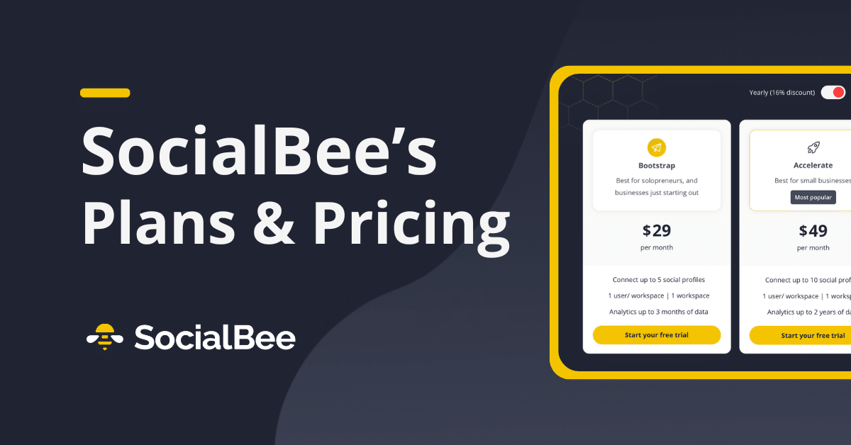 SocialBee's Plans and Pricing