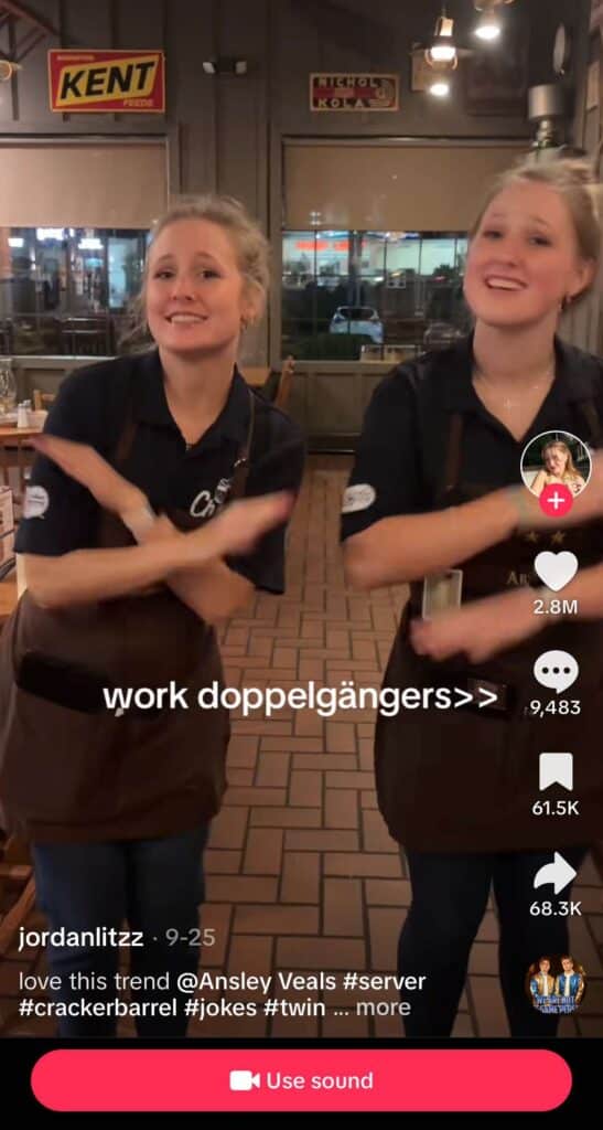 Work doppelganger tiktok trend