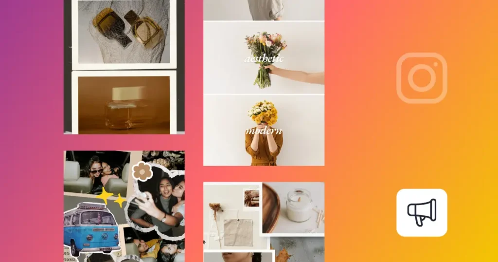 How to make a collage on Instagram story