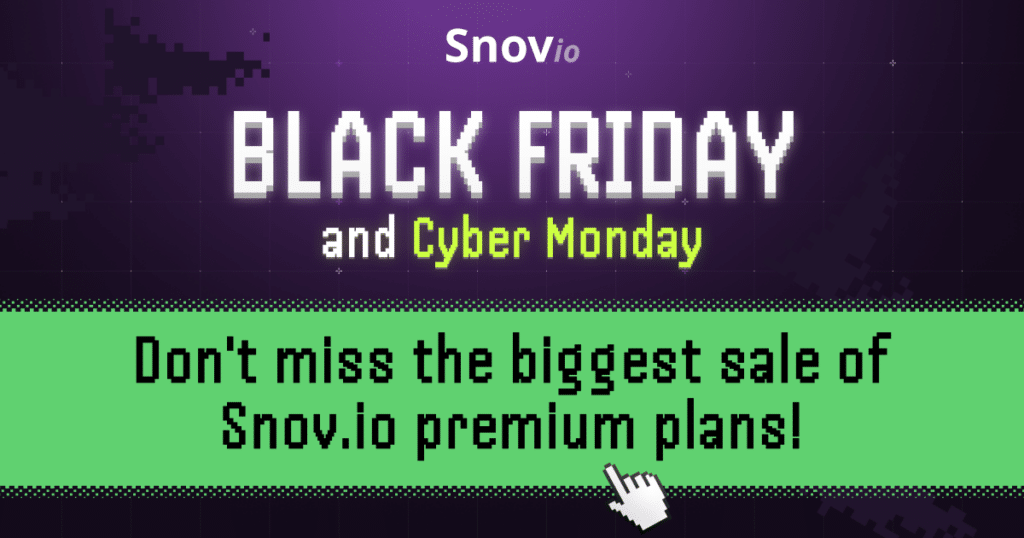 Snov.io Black Friday deal 2024