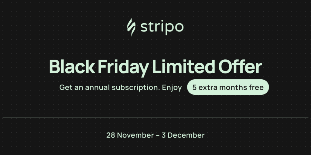 Stripo Black Friday banner 2024