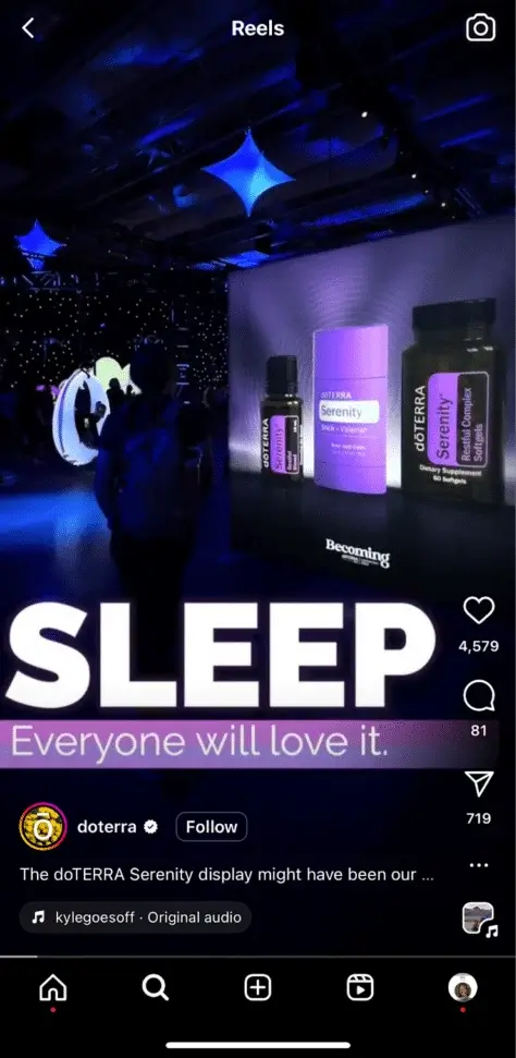 doterra short reel