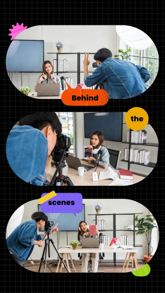 behind the scenes