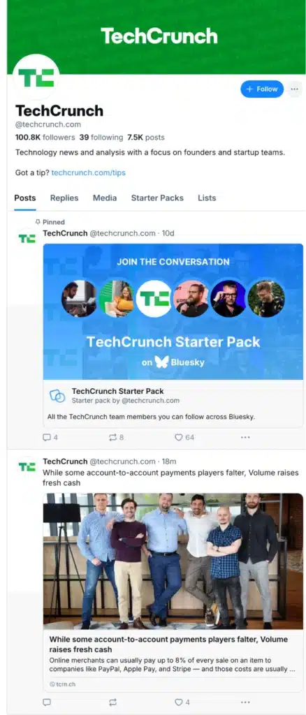 techcrunch bluesky