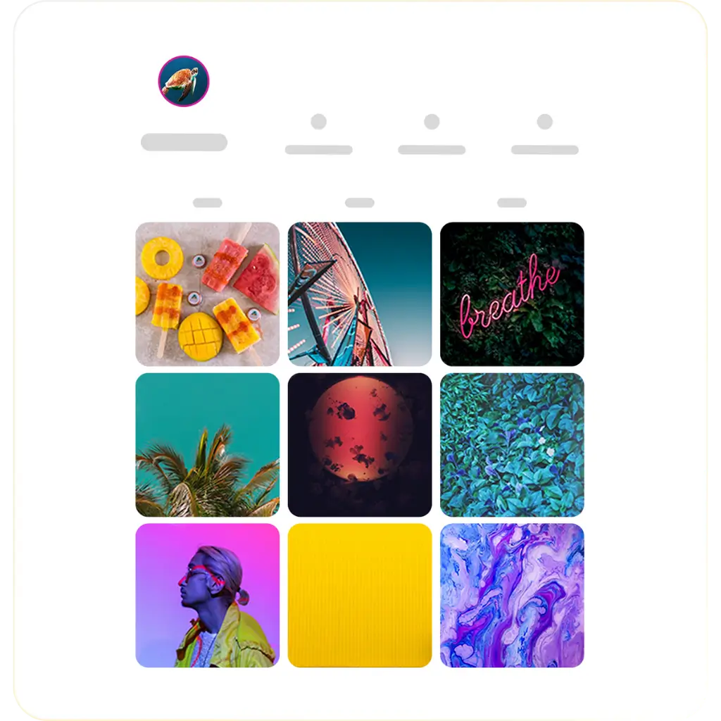 SocialBee Instagram grid