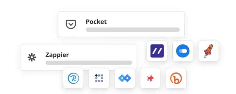 SocialBee integration logos