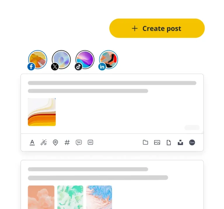 SocialBee post creation