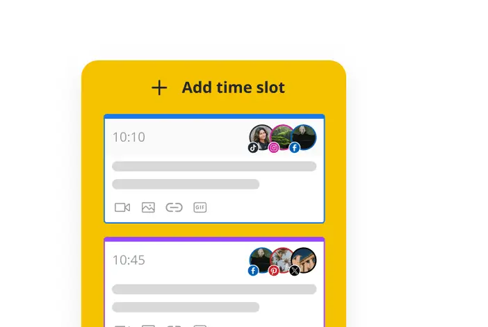 SocialBee schedule categories