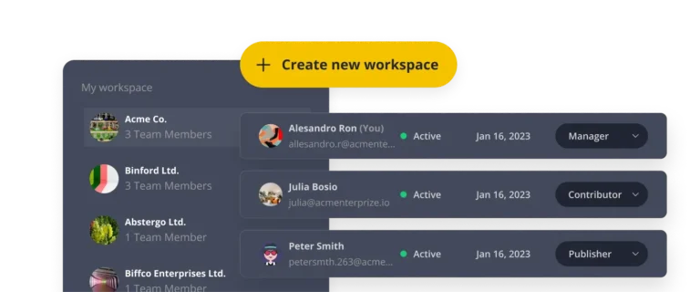 SocialBee workspaces and collaboration features for LinkedIn