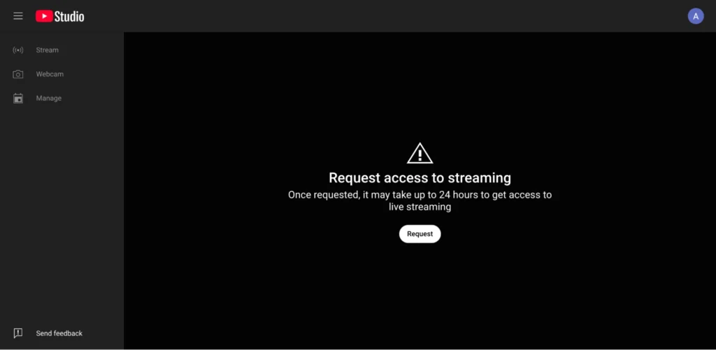 request access to streaming