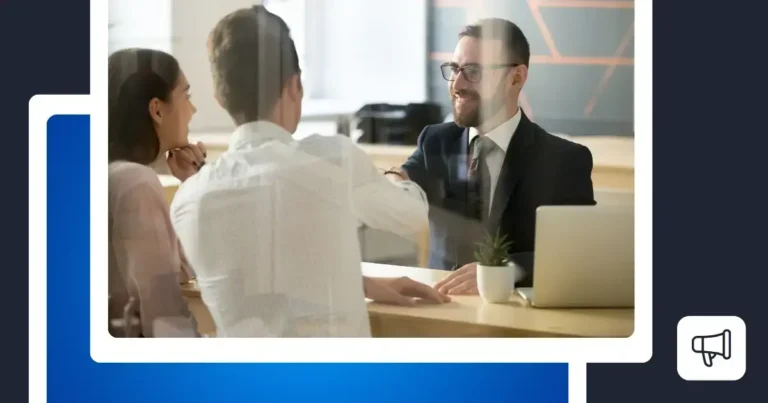3 bank workers in an office
