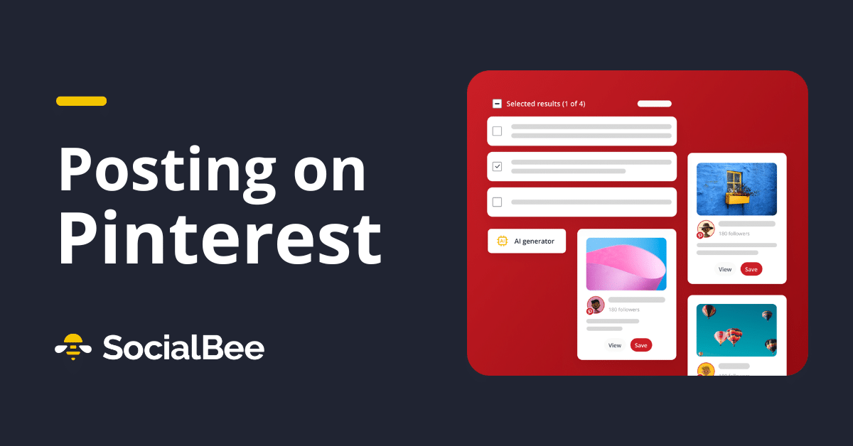 Post Your Pinterest Pins with SocialBee
