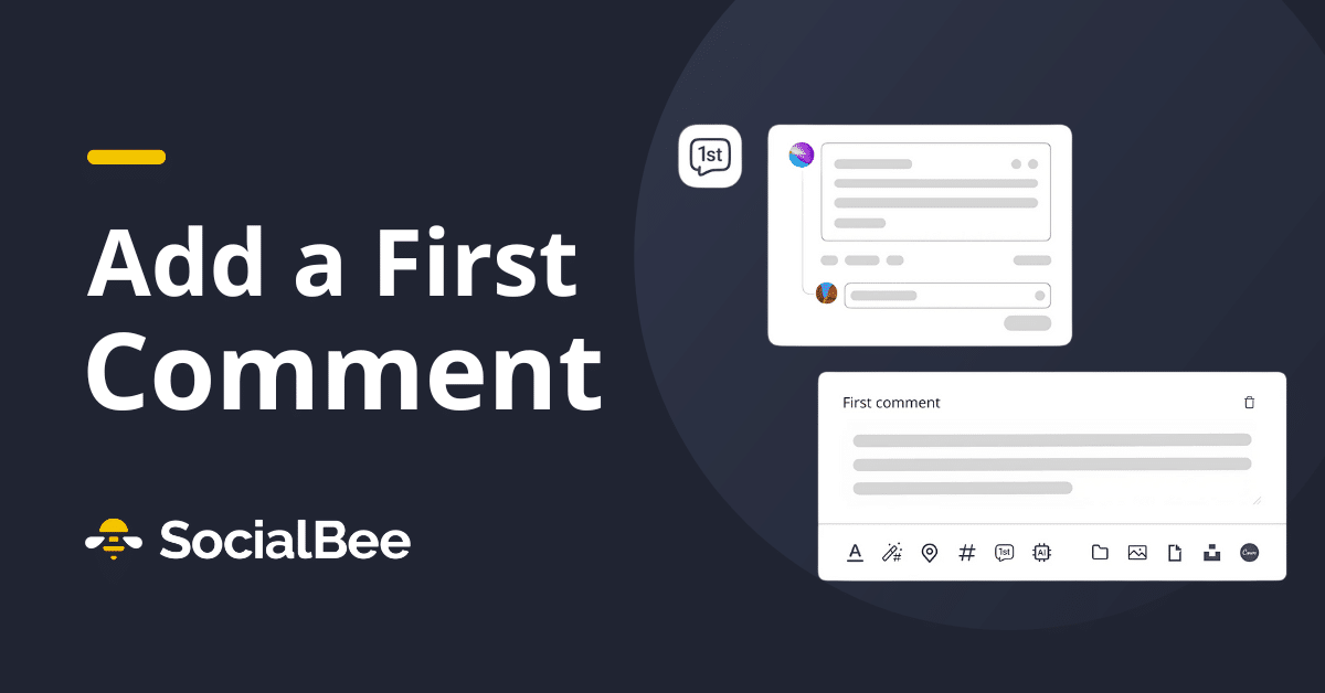 Adding a First Comment in SocialBee