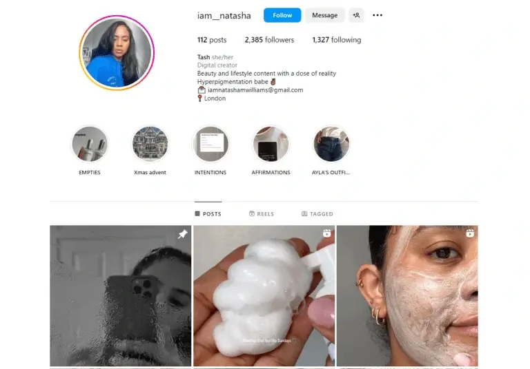 Perfil en redes sociales del creador del CGU