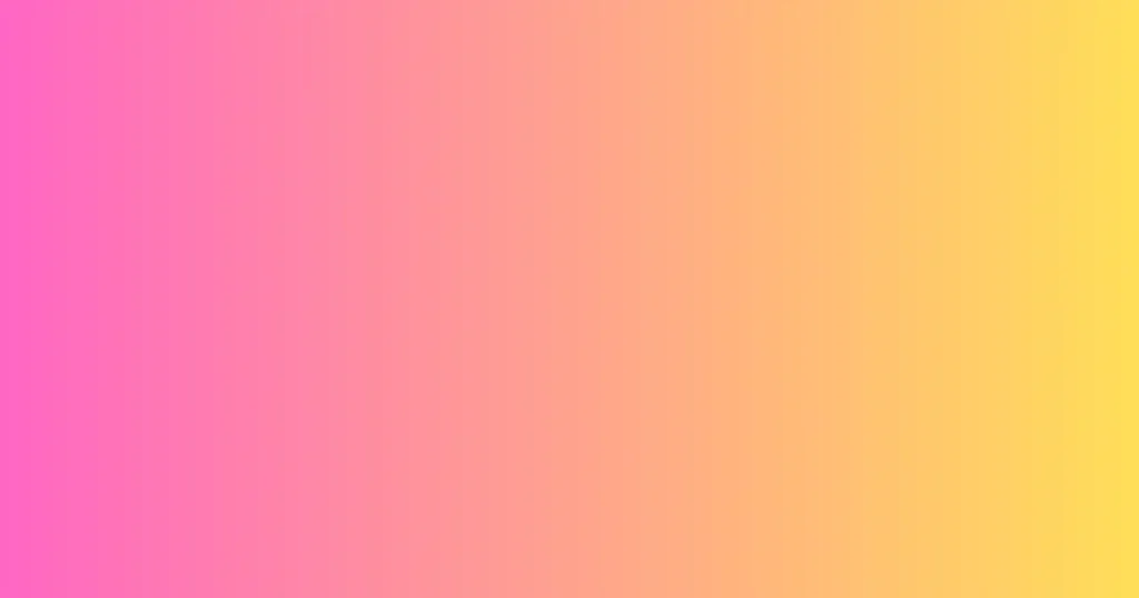 A smooth linear gradient background transitioning from bright pink on the left to warm yellow on the right.